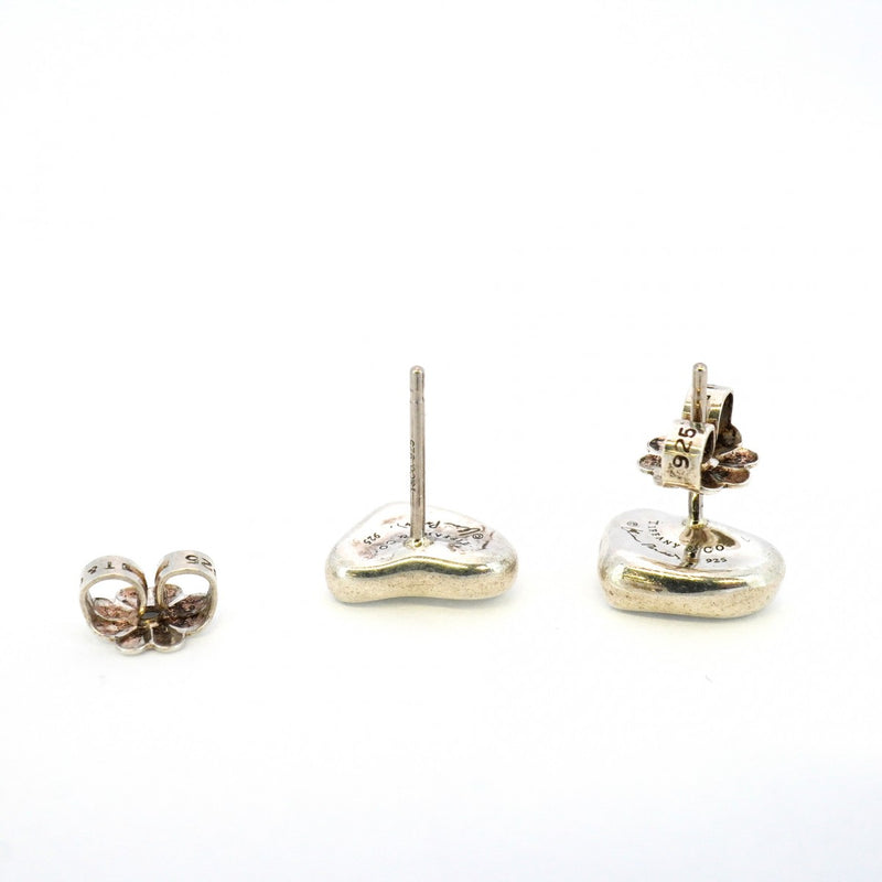 【5jgb0478】ティファニー ピアス フルハート シルバー925【中古】レディース