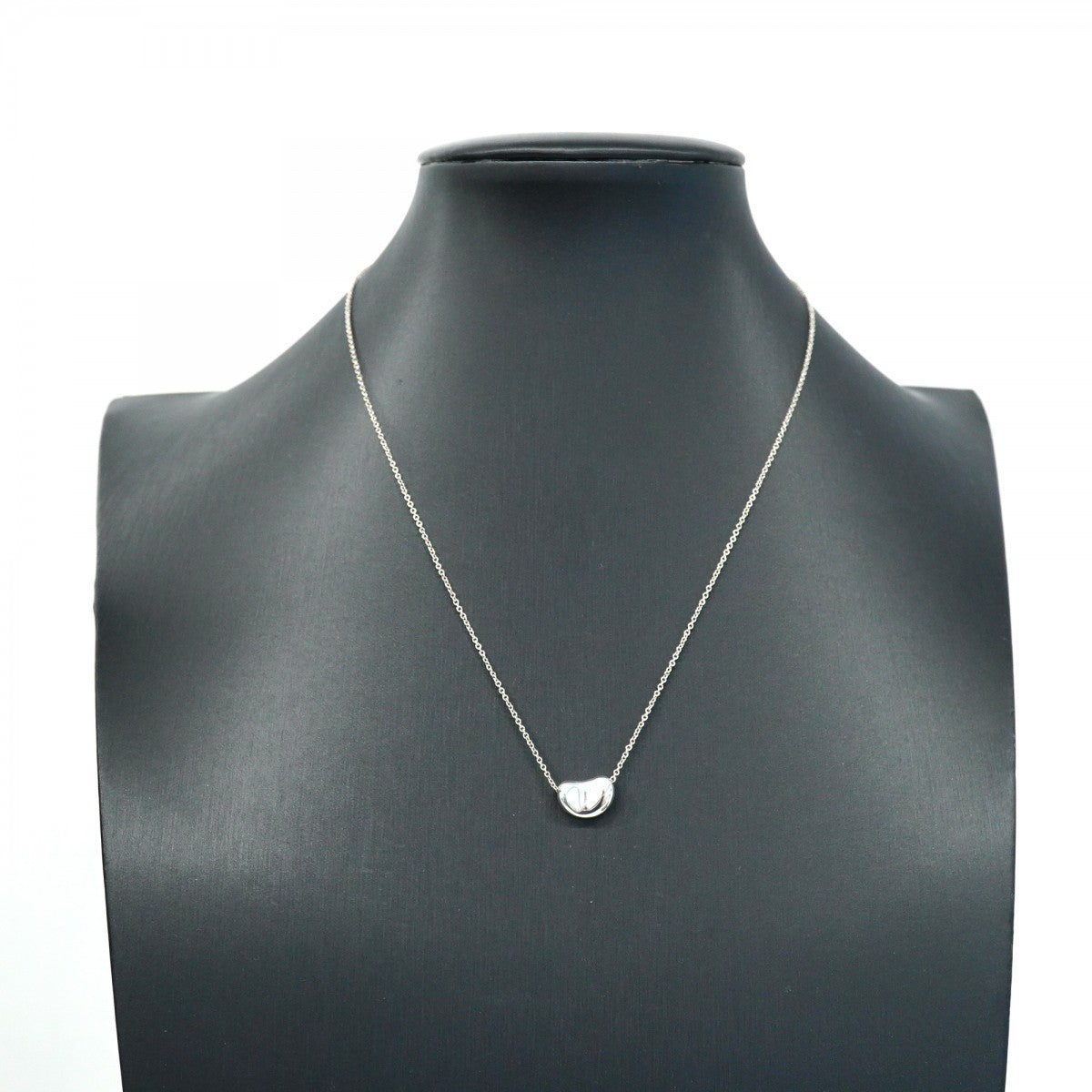 【5jgb0479】ティファニー ネックレス ビーン シルバー925【中古】レディース