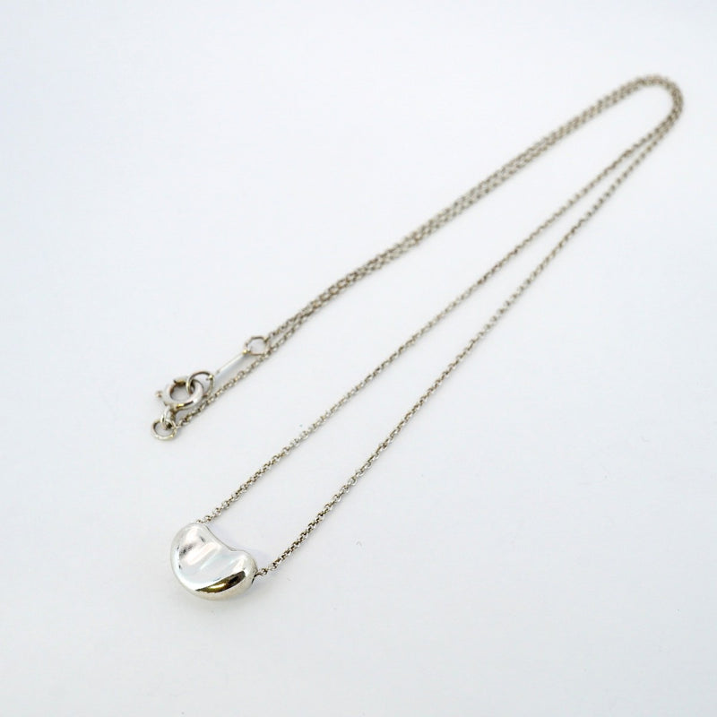 【5jgb0479】ティファニー ネックレス ビーン シルバー925【中古】レディース