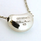 【5jgb0479】ティファニー ネックレス ビーン シルバー925【中古】レディース