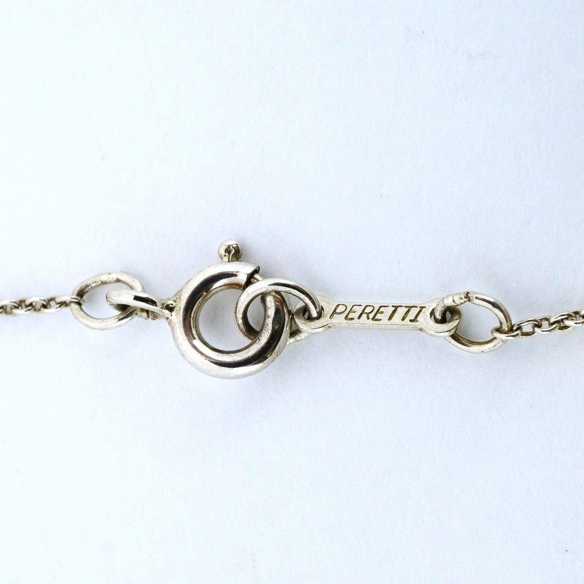 【5jgb0479】ティファニー ネックレス ビーン シルバー925【中古】レディース