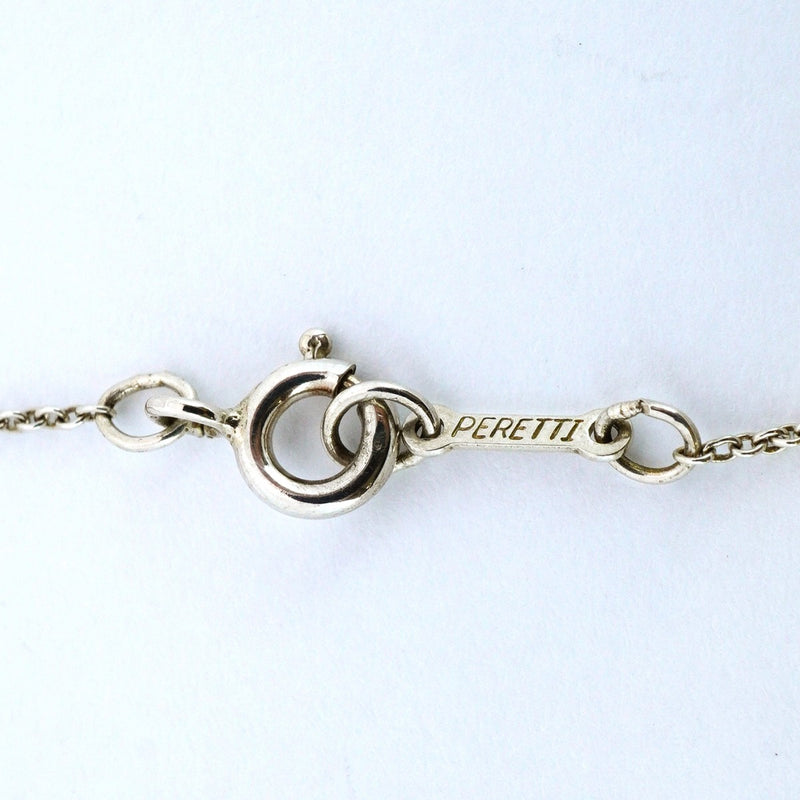 【5jgb0479】ティファニー ネックレス ビーン シルバー925【中古】レディース