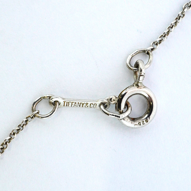 【5jgb0479】ティファニー ネックレス ビーン シルバー925【中古】レディース