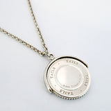 【5jgb0480】ティファニー ネックレス HEADS/TALLS/コイン シルバー925【中古】メンズ レディース ユニセックス