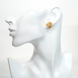 ★SALE【5jgb0618】ヴァンクリーフ＆アーペル ピアス ヴィンテージ アルハンブラ ギヨシェ K18YG イエローゴールド【中古】レディース