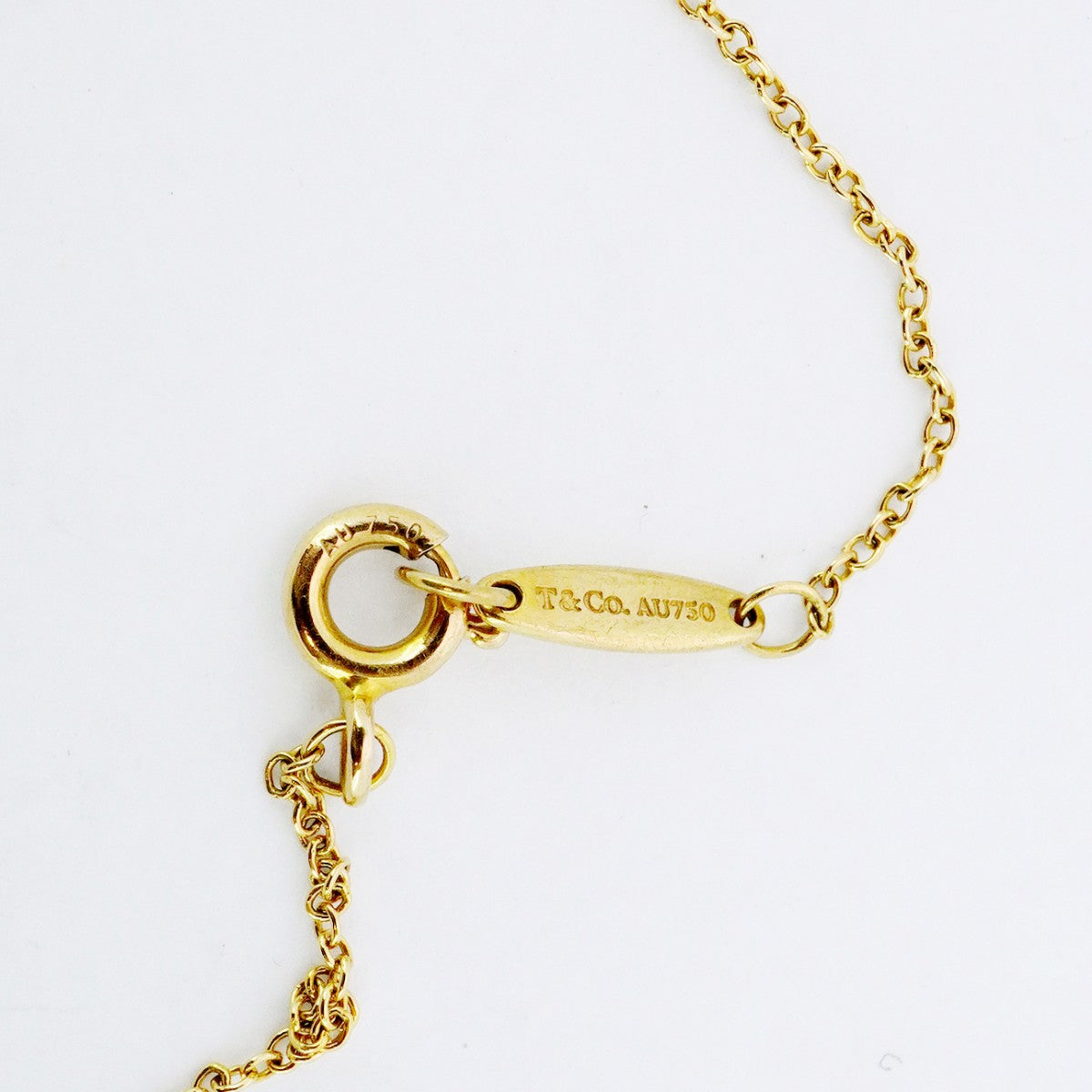 美品　ティファニー　 イエローゴールド　バイザヤード　ブレスレット　ダイヤ1P 楽天市場】TIFFANY＆Co. ティファニー バイザヤード