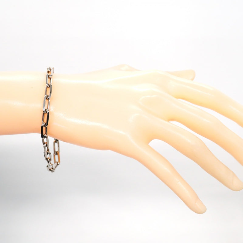 ★SALE【5jhb0275】カルティエ ブレスレット サントスドゥカルティエ チェーン K18WG ホワイトゴールド【中古】メンズ レディース ユニセックス