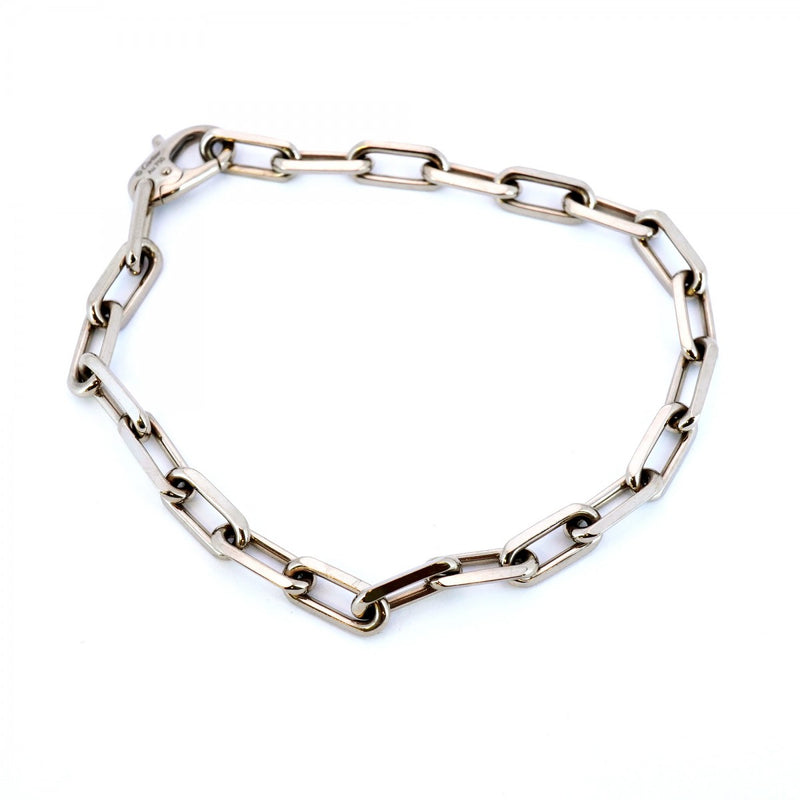 ★SALE【5jhb0275】カルティエ ブレスレット サントスドゥカルティエ チェーン K18WG ホワイトゴールド【中古】メンズ レディース ユニセックス