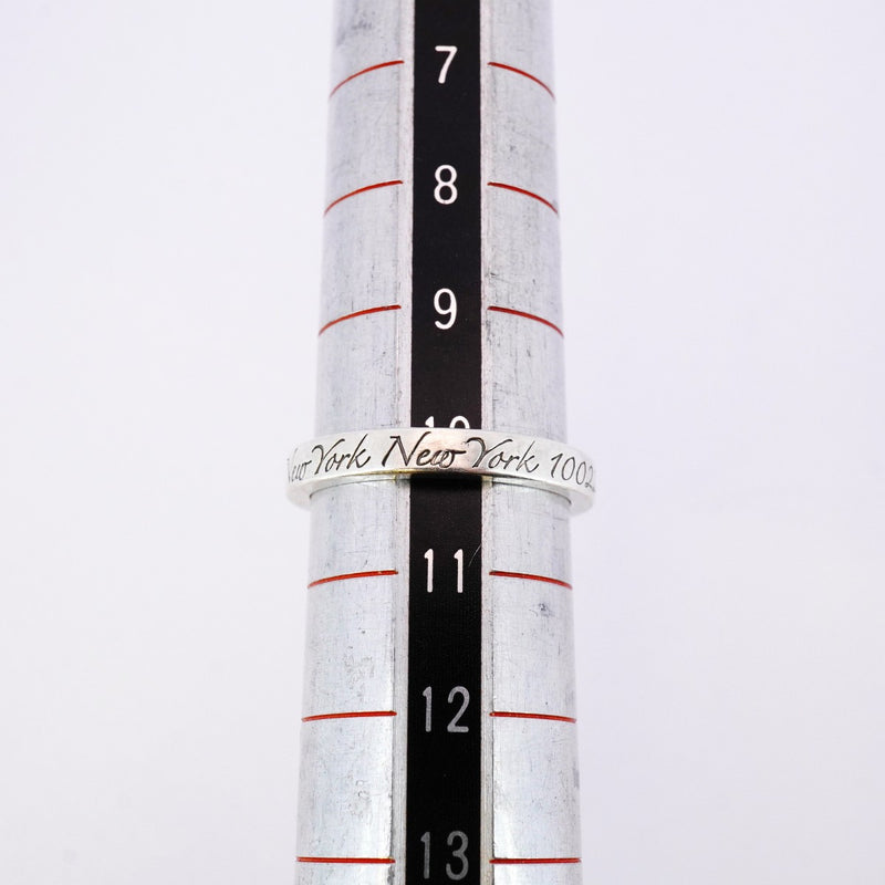 【5jhb0445】ティファニー リング ノーツナロー シルバー925 10号【中古】レディース