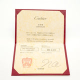 【5jhb0462】カルティエ リング エングレーブド Pt950 プラチナ ＃52【中古】レディース