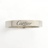 【5jhb0462】カルティエ リング エングレーブド Pt950 プラチナ ＃52【中古】レディース