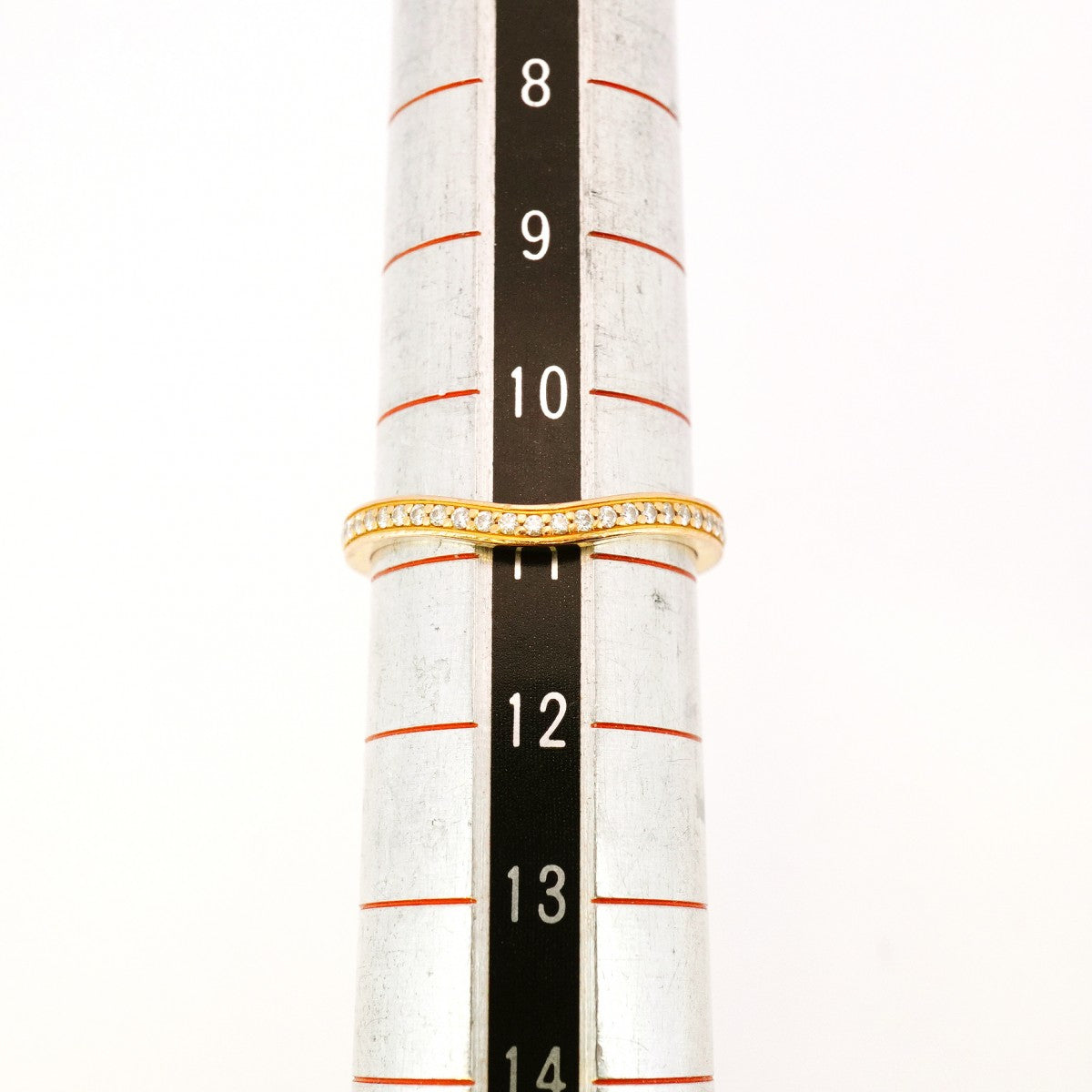 【5jhb0475】カルティエ リング バレリーナ ハーフエタニティ K18PG ピンクゴールド ダイヤモンド ＃51【中古】レディース