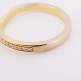【5jhb0475】カルティエ リング バレリーナ ハーフエタニティ K18PG ピンクゴールド ダイヤモンド ＃51【中古】レディース