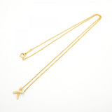 【5jhb0488】ティファニー ネックレス キス K18YG イエローゴールド【中古】レディース