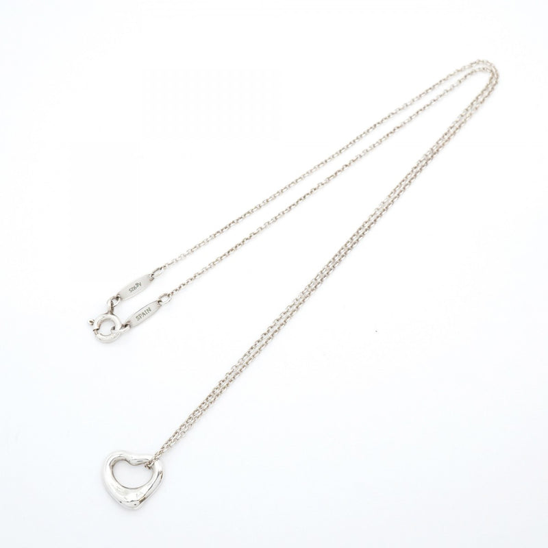 【5jhb0492】ティファニー ネックレス オープンハート シルバー925【中古】レディース