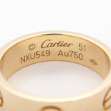【5jhb0504】カルティエ リング ラブ K18YG イエローゴールド ＃51【中古】レディース