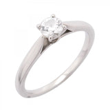 【5jhb0513】カルティエ リング ソリテール 1PD Pt950 プラチナ ダイヤモンド 0.23ct ＃49【中古】レディース