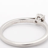 【5jhb0513】カルティエ リング ソリテール 1PD Pt950 プラチナ ダイヤモンド 0.23ct ＃49【中古】レディース