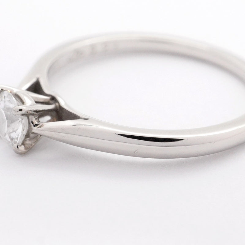 【5jhb0513】カルティエ リング ソリテール 1PD Pt950 プラチナ ダイヤモンド 0.23ct ＃49【中古】レディース