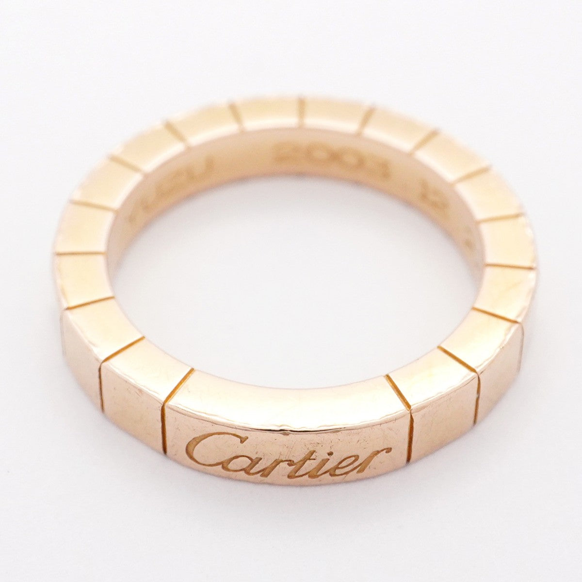 【5jhb0515】カルティエ リング ラニエール K18PG ピンクゴールド ＃46【中古】レディース