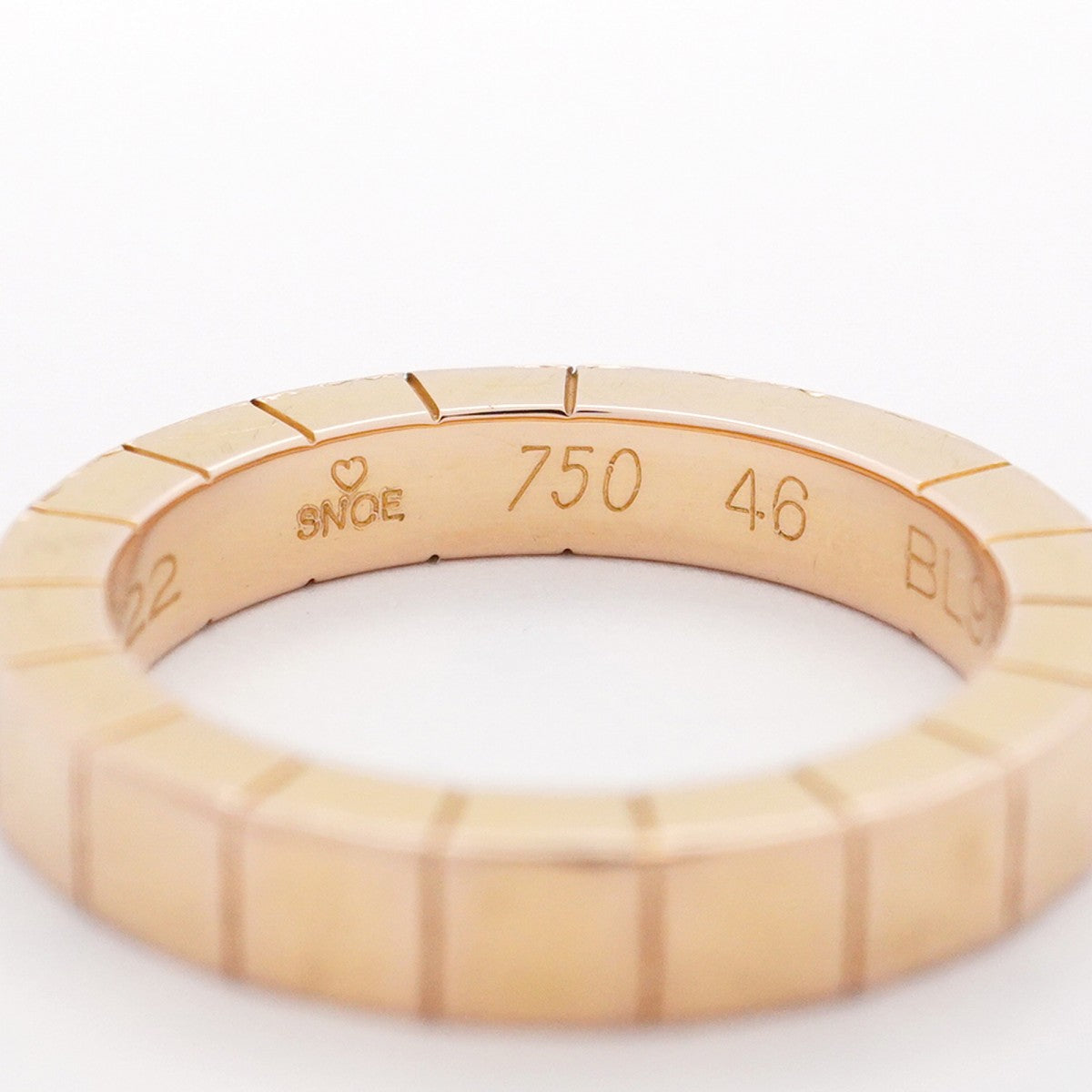 【5jhb0515】カルティエ リング ラニエール K18PG ピンクゴールド ＃46【中古】レディース