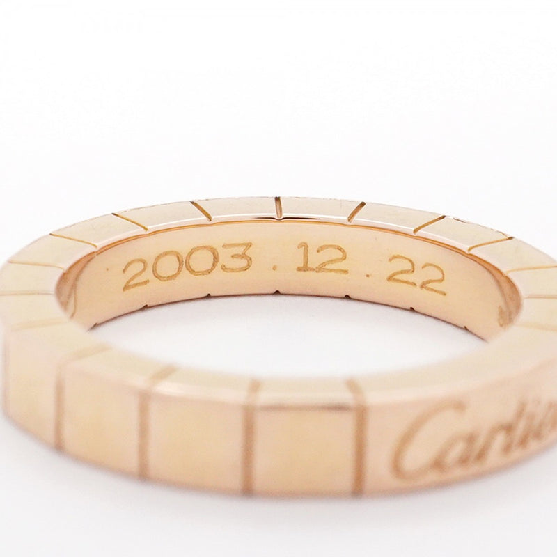 【5jhb0515】カルティエ リング ラニエール K18PG ピンクゴールド ＃46【中古】レディース