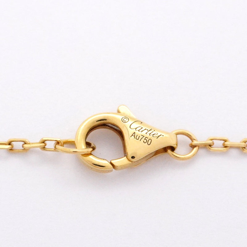 【5jhb0555】カルティエ ネックレス ジュストアンクル K18YG イエローゴールド ダイヤモンド【中古】レディース
