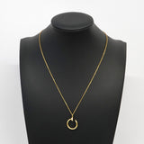 【5jhb0555】カルティエ ネックレス ジュストアンクル K18YG イエローゴールド ダイヤモンド【中古】レディース