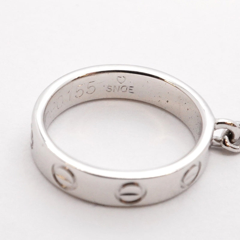 【5jhb0556】カルティエ ネックレス ベビーラブ K18WG ホワイトゴールド【中古】レディース