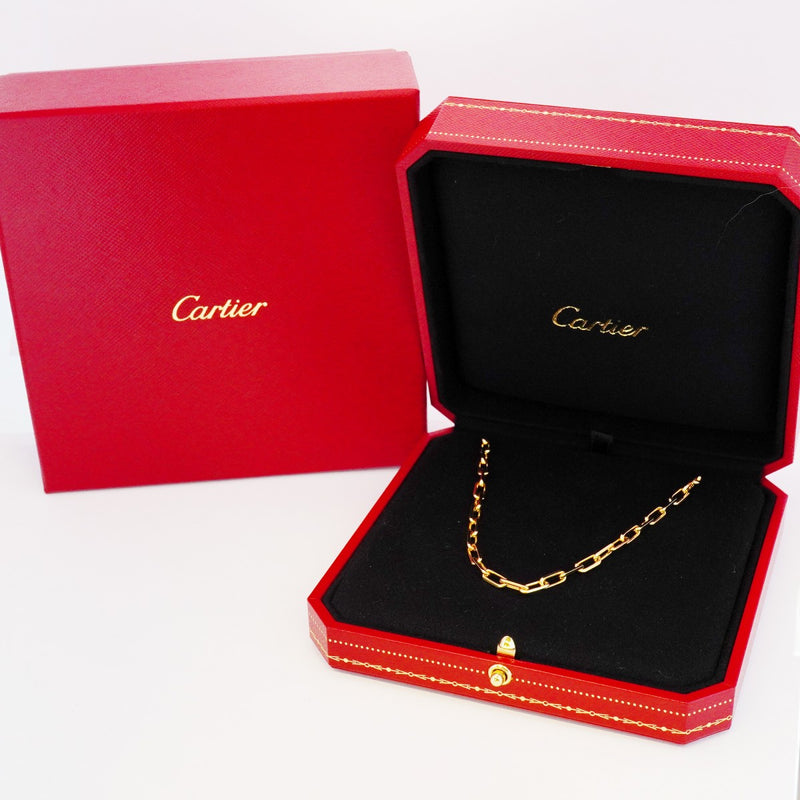 【5jhb0583】カルティエ ネックレス サントスドゥカルティエ K18YG イエローゴールド【中古】メンズ レディース ユニセックス