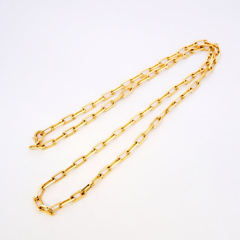 【5jhb0583】カルティエ ネックレス サントスドゥカルティエ K18YG イエローゴールド【中古】メンズ レディース ユニセックス