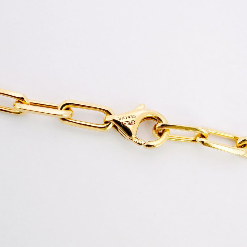 【5jhb0583】カルティエ ネックレス サントスドゥカルティエ K18YG イエローゴールド【中古】メンズ レディース ユニセックス