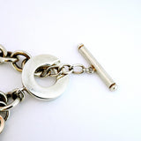 【5jhb0609】ティファニー ネックレス ハートタグ/トグル シルバー925【中古】レディース