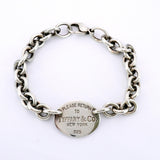 【5jhb0610】ティファニー ブレスレット リターントゥ/オーバル シルバー925【中古】レディース