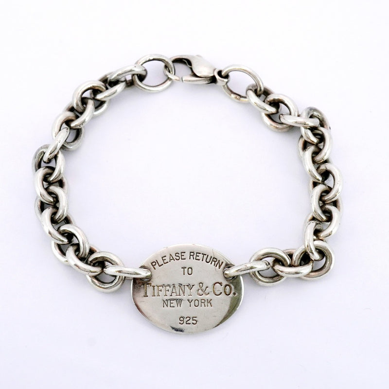 【5jhb0610】ティファニー ブレスレット リターントゥ/オーバル シルバー925【中古】レディース