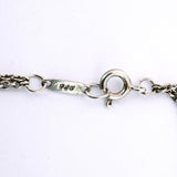 【5jhb0616】ティファニー ネックレス インフィニティ/ダブルチェーン シルバー925【中古】レディース