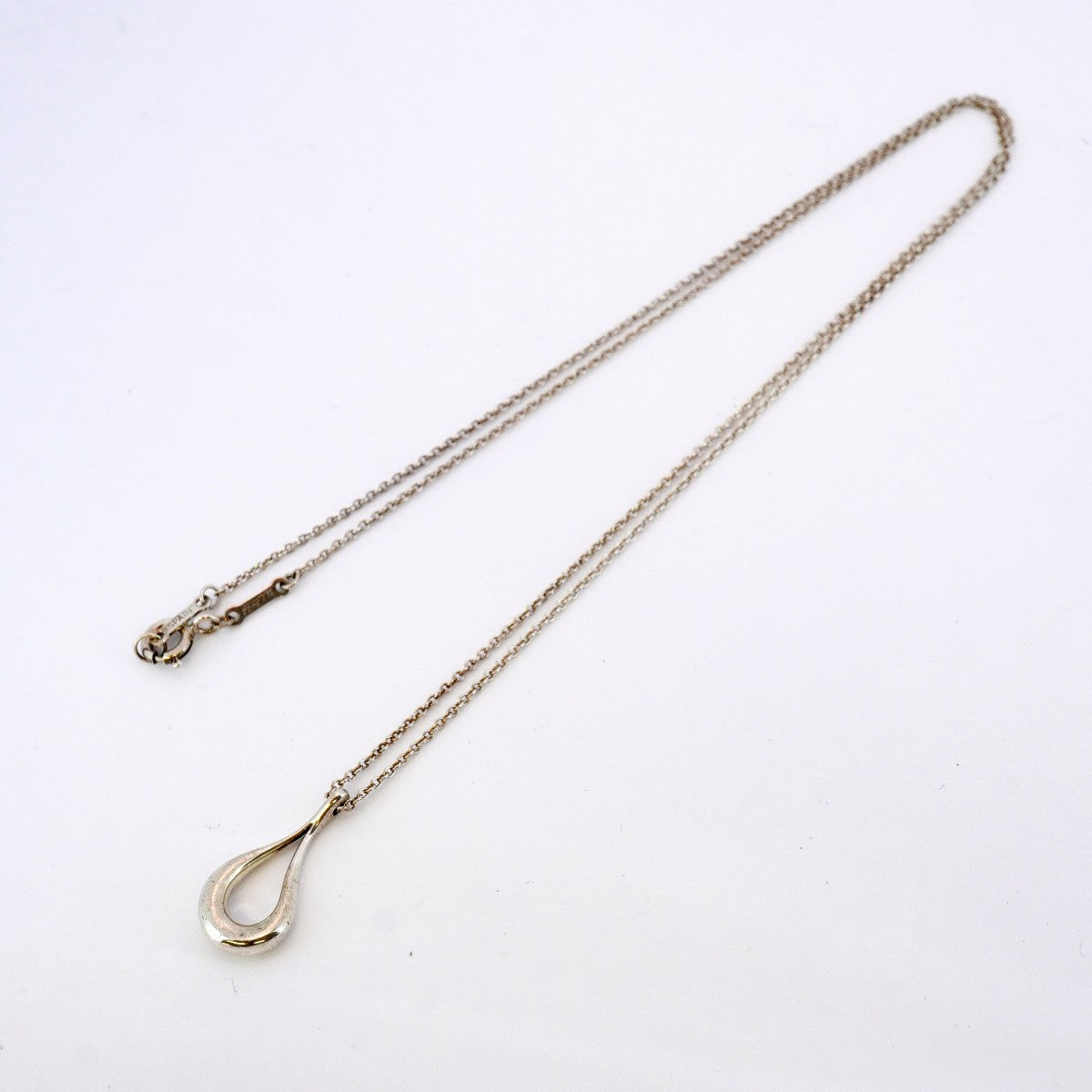 【5jhb0621】ティファニー ネックレス オープンティアドロップ シルバー925【中古】レディース