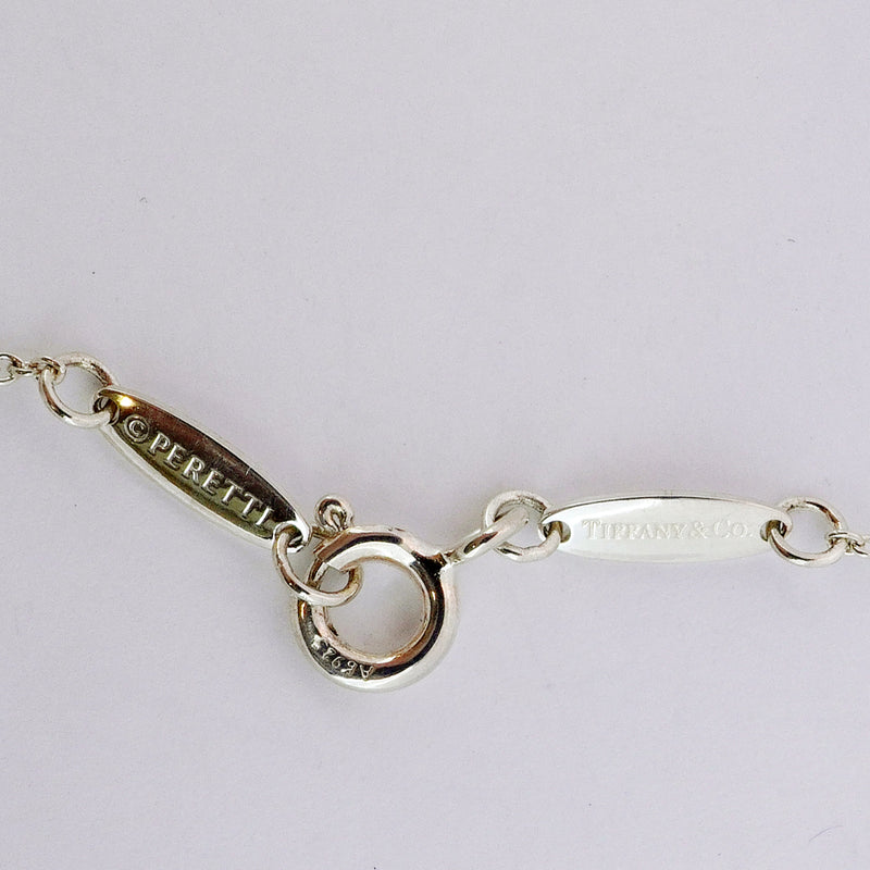 【5jhb0627】ティファニー ネックレス オープンハート シルバー925【中古】レディース