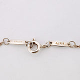 【5jhb0628】ティファニー ネックレス バイザヤード シルバー925 アクアマリン ブルー【中古】レディース
