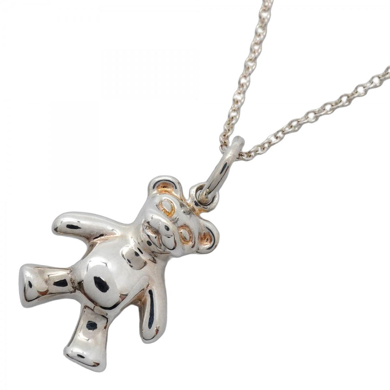 【5jhb0641】ティファニー ネックレス クマ シルバー925【中古】レディース