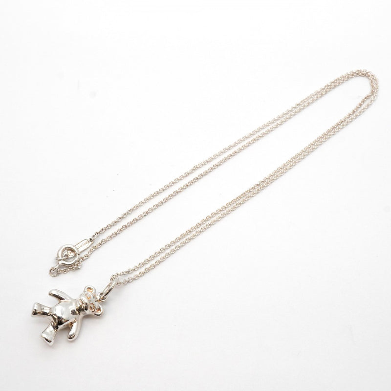 【5jhb0641】ティファニー ネックレス クマ シルバー925【中古】レディース