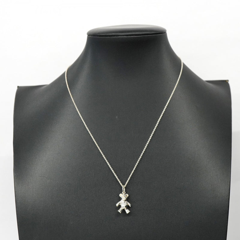 【5jhb0641】ティファニー ネックレス クマ シルバー925【中古】レディース