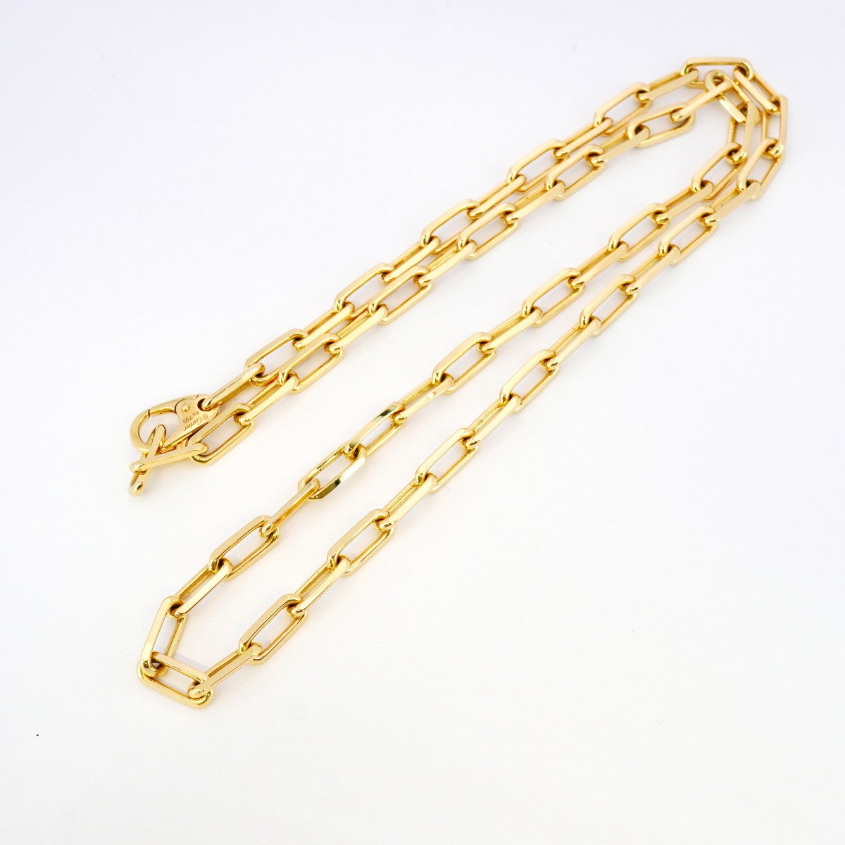 【5jhb0781】カルティエ ネックレス サントスドゥカルティエ K18YG イエローゴールド【中古】メンズ レディース ユニセックス