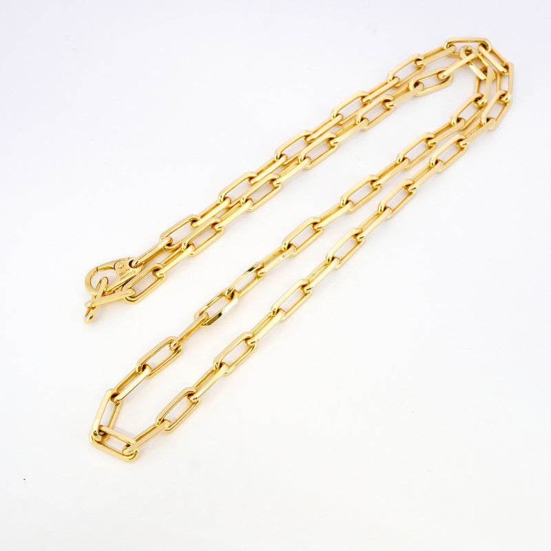 【5jhb0781】カルティエ ネックレス サントスドゥカルティエ K18YG イエローゴールド【中古】メンズ レディース ユニセックス