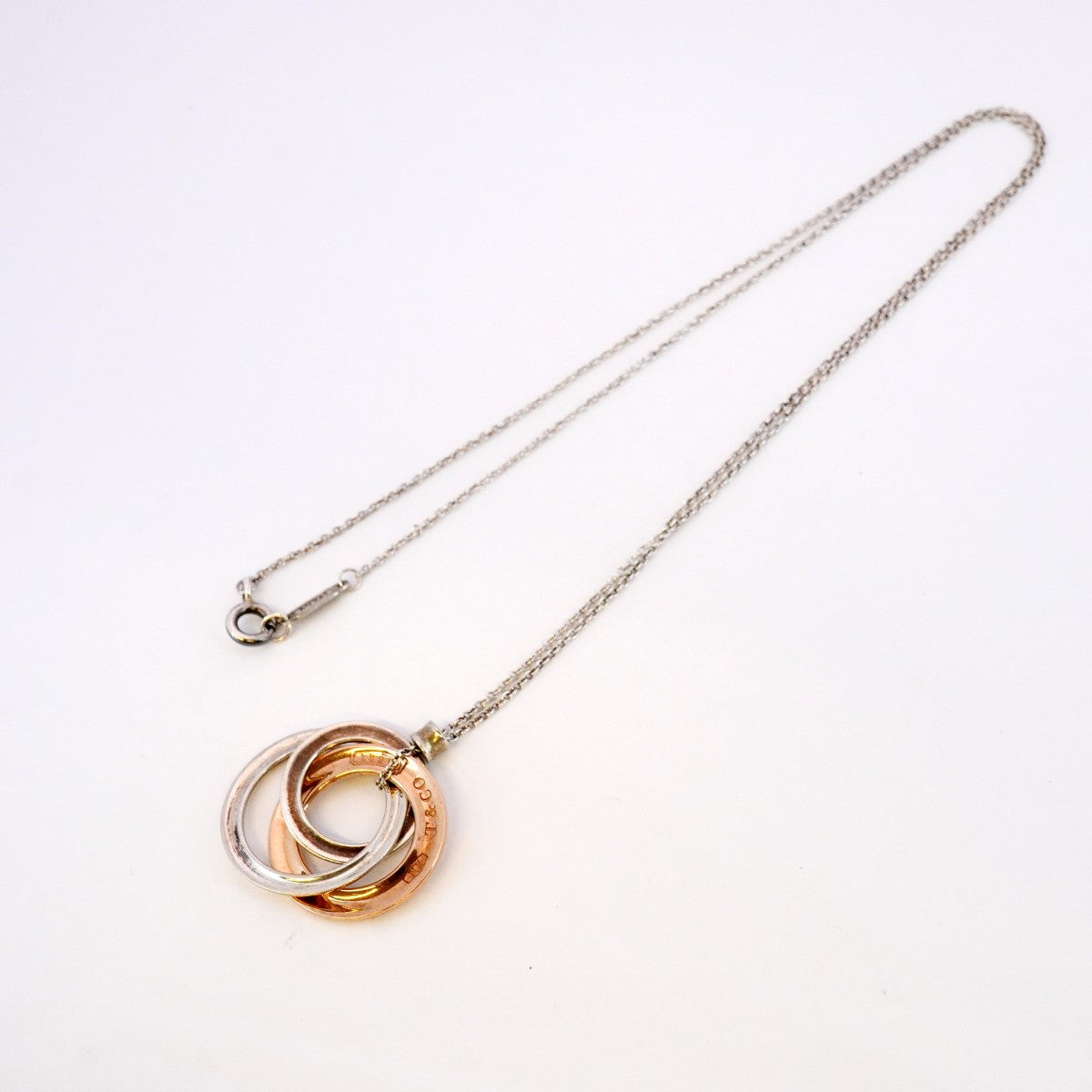 ティファニー　インターロッキング　コンビ　ネックレス　925 ルベドメタル 楽天市場】ティファニー インターロッキング サークル