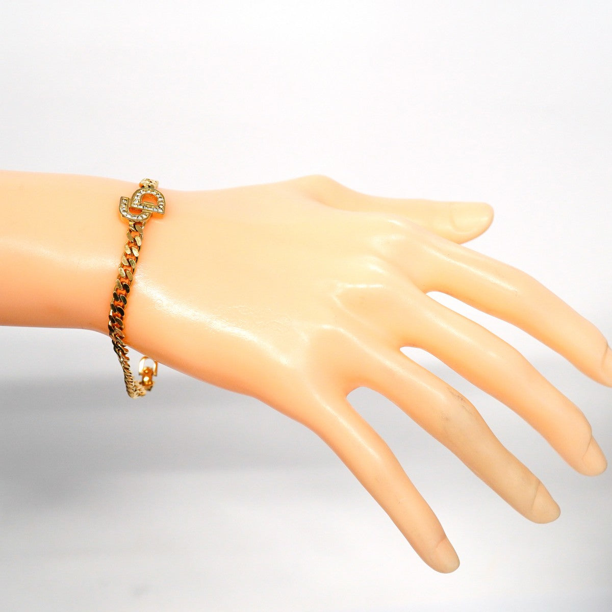 【美品】Christian Dior ディオール　ブレスレット　CDロゴ　GP 5jib0527】クリスチャンディオール ブレスレット CDロゴ GP