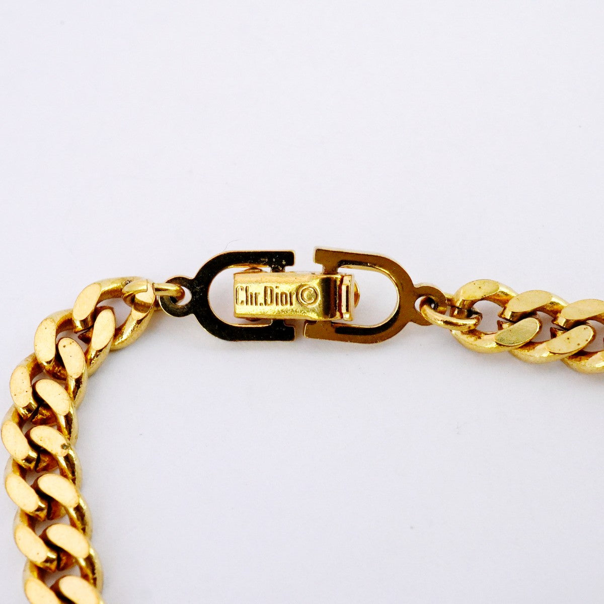 【再値下げ】【Christian Dior】ゴールドメッシュブレスレット 5jib0527】クリスチャンディオール ブレスレット CDロゴ GP