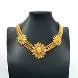 ★SALE【5jib0682】シャネル チョーカー ヴィンテージ ココマーク ライオンモチーフ GPメッキ ゴールド【中古】レディース