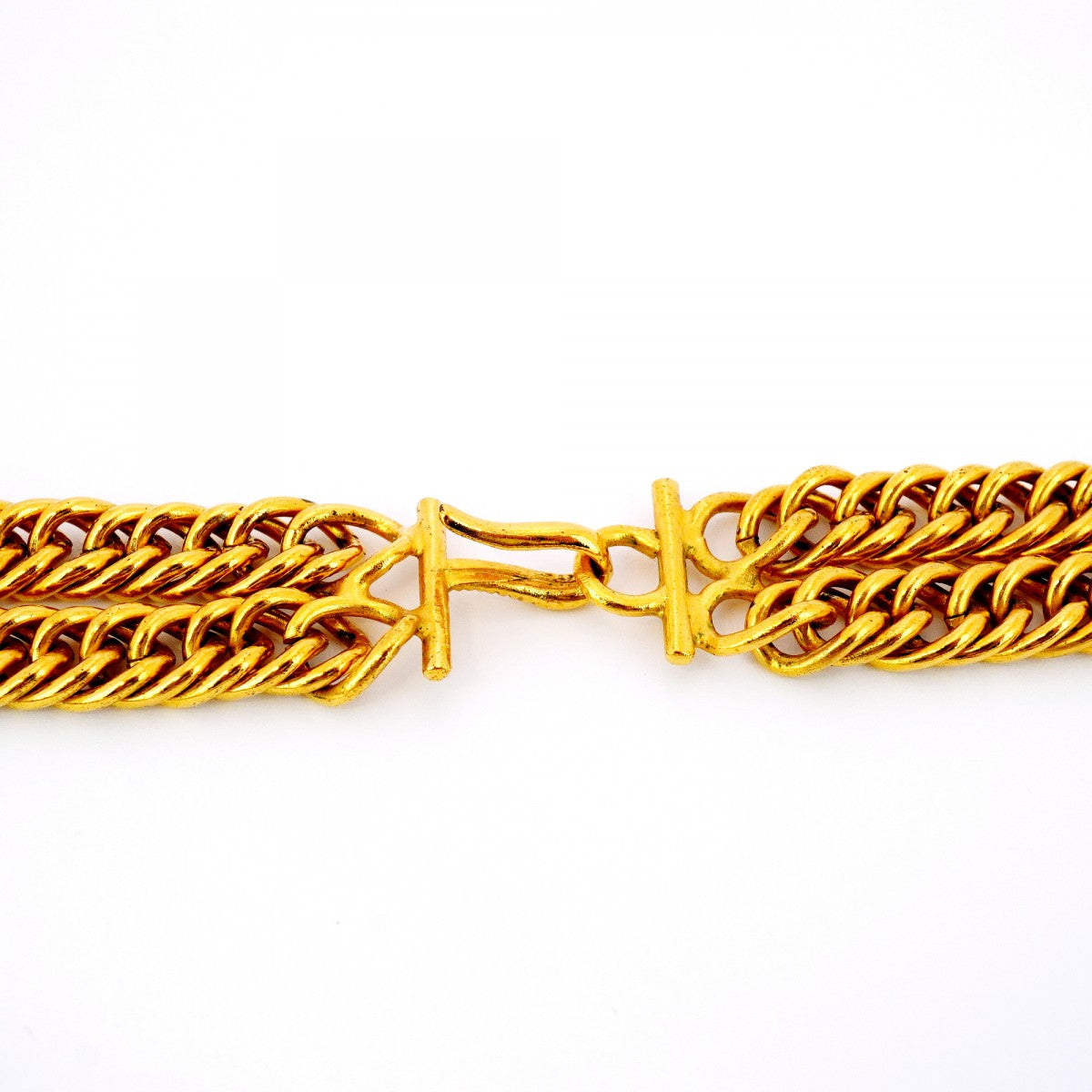 ★SALE【5jib0682】シャネル チョーカー ヴィンテージ ココマーク ライオンモチーフ GPメッキ ゴールド【中古】レディース