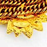 ★SALE【5jib0682】シャネル チョーカー ヴィンテージ ココマーク ライオンモチーフ GPメッキ ゴールド【中古】レディース